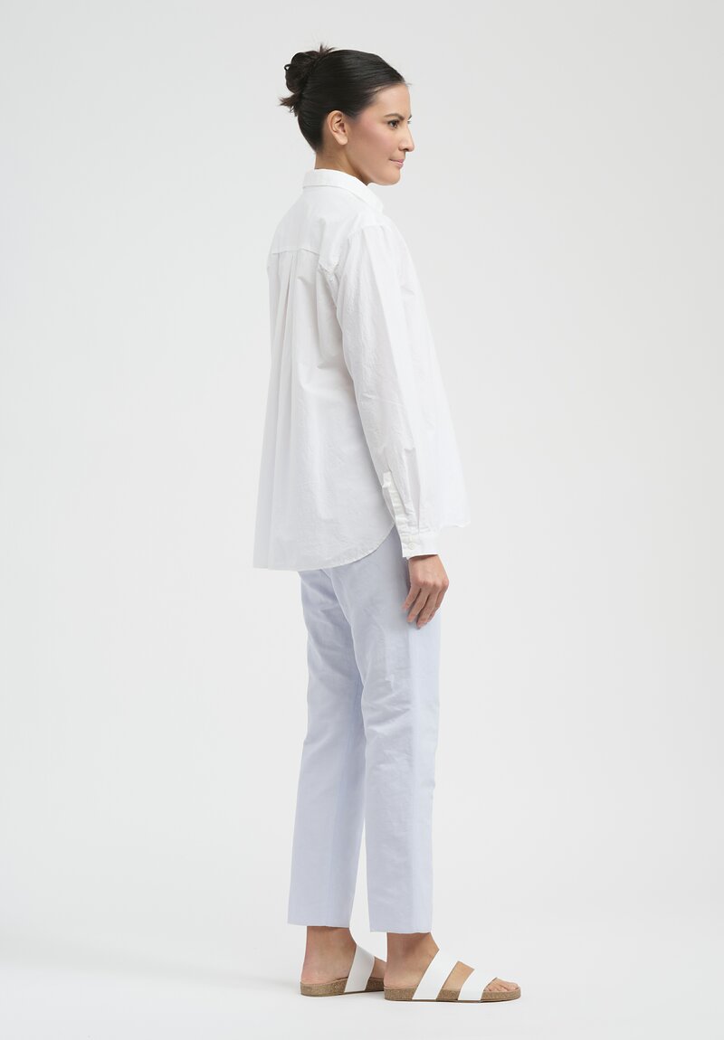 Bergfabel Cotton Loose Tyrol Shirt in White
