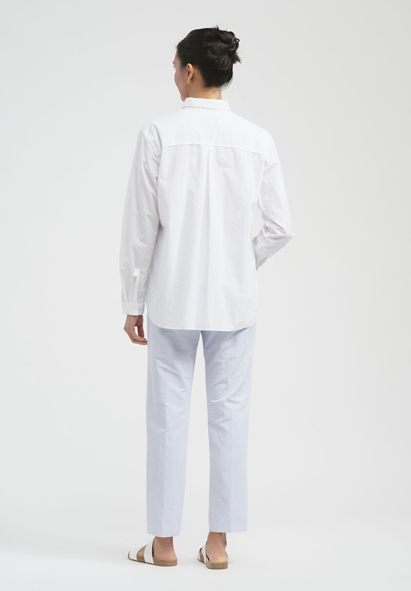 Bergfabel Cotton Loose Tyrol Shirt in White