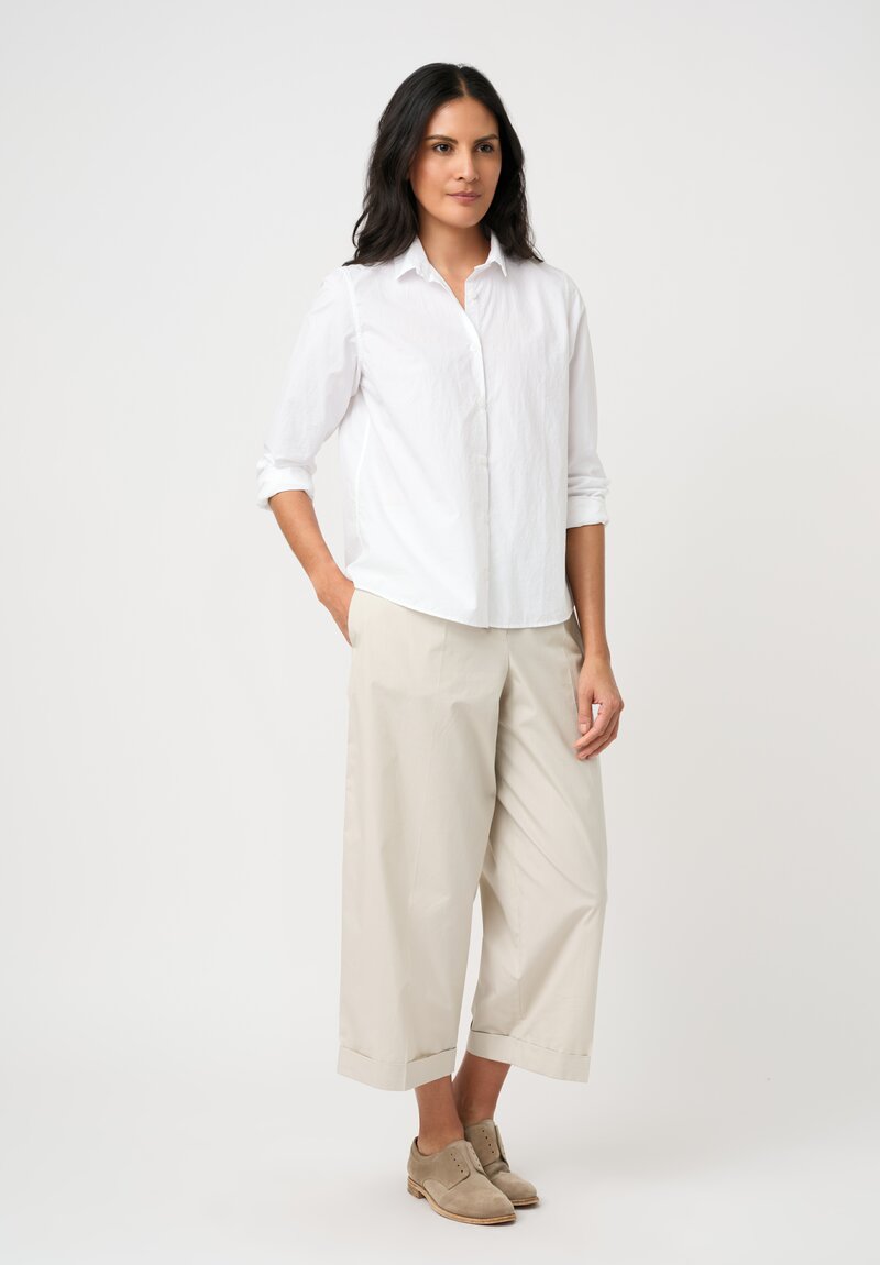 Bergfabel Cotton Short Tyrol Shirt in White