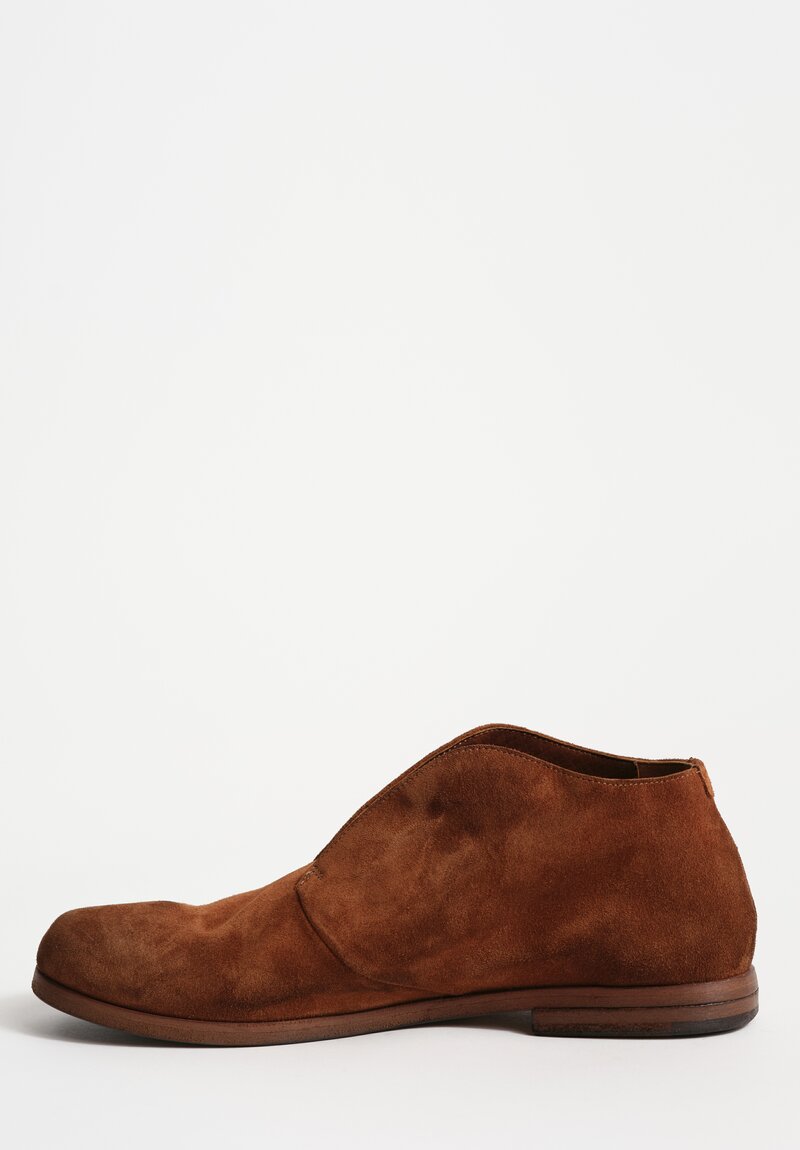 Marsell Suede Listello Slip-On Shoe in Brown