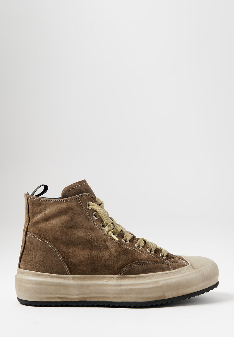 Officine Creative Suede Mes Frida High Top Sneakers in Dusty Bosco ...