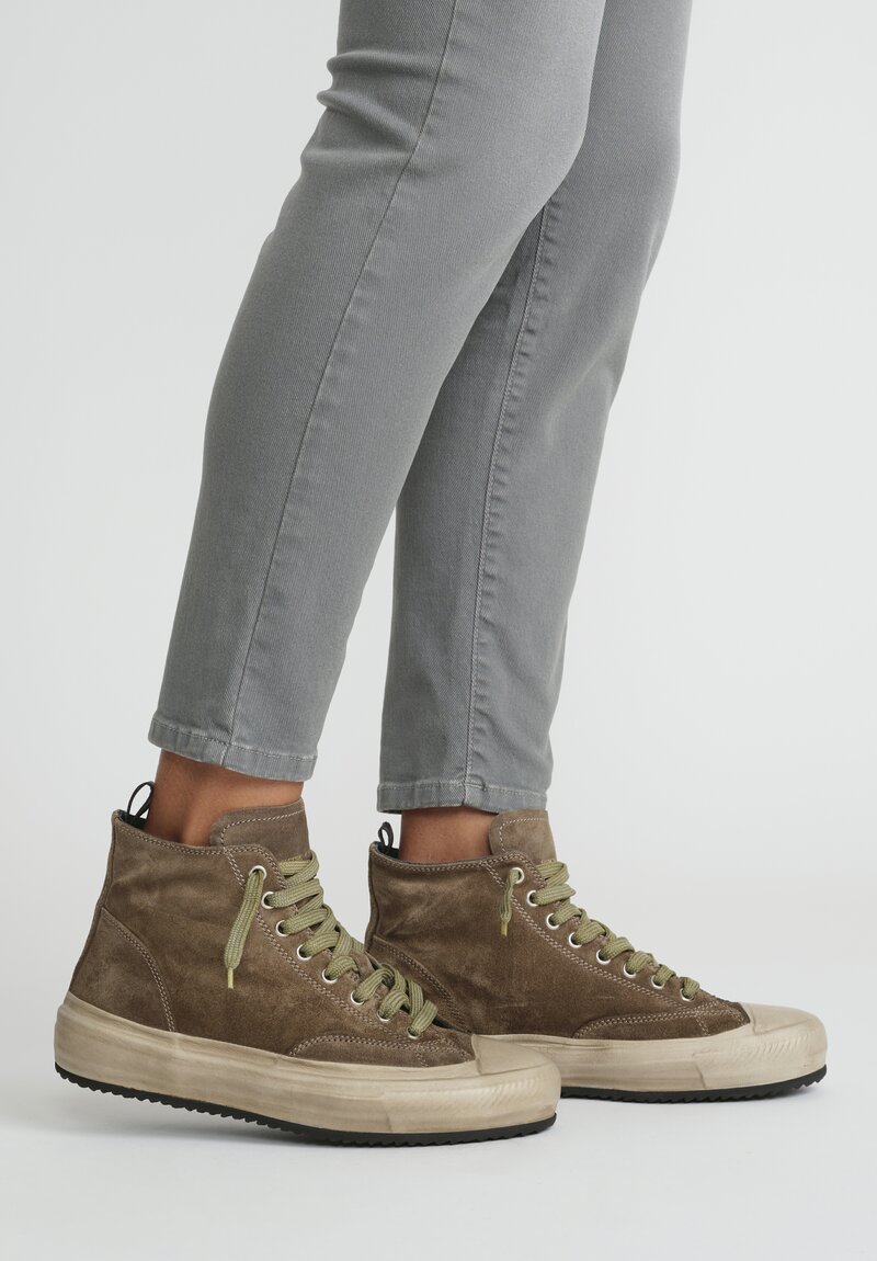 Officine Creative Suede Mes Frida High Top Sneakers	