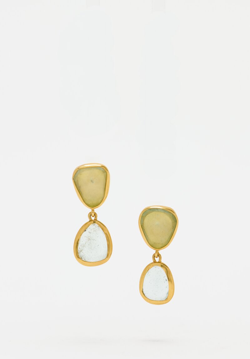 Greig Porter 22K, Labradorite Drop Earrings