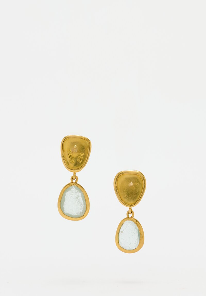 Greig Porter 22K, Labradorite Drop Earrings