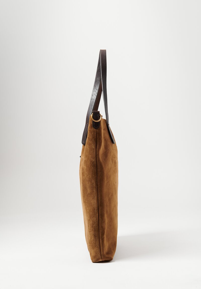 Massimo Palomba Zeidi Suede Shoulder bag Sandalo Brown	