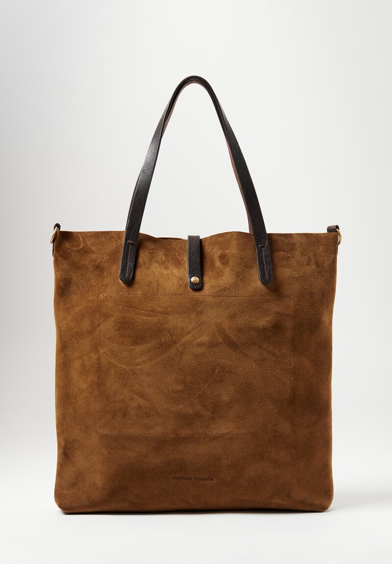 Massimo Palomba Zeidi Suede Shoulder bag Sandalo Brown	