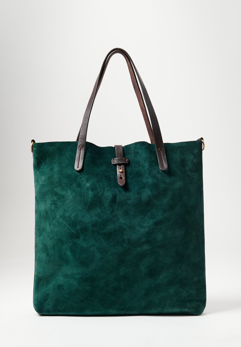 Massimo Palomba Zeidi Suede Shoulder bag Forest Green	