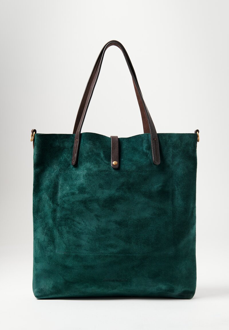 Massimo Palomba Zeidi Suede Shoulder bag Forest Green	