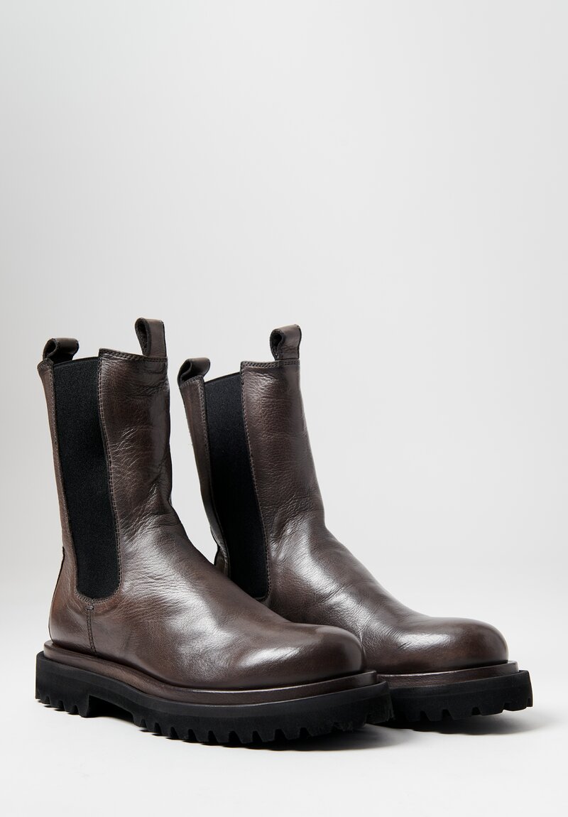 Officine Creative Leather Ignis T. Wisal High Ankle Boot	