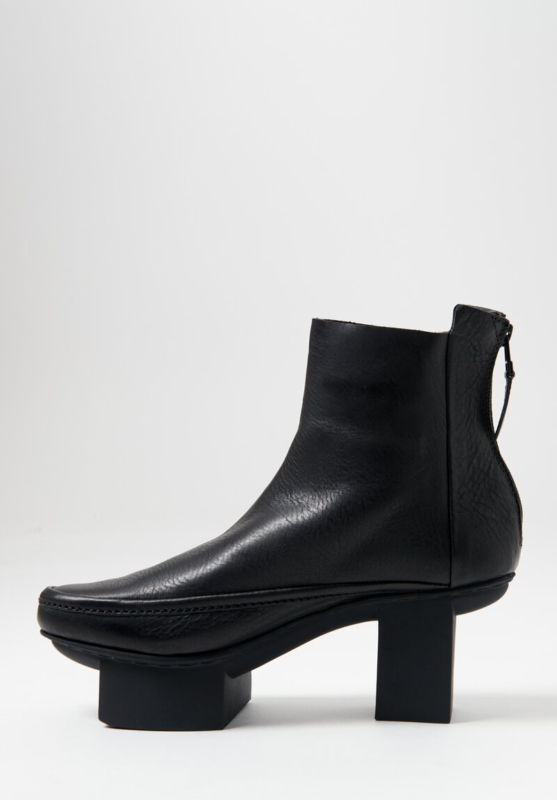 Trippen Leather Uplift Ankle Boot in Black