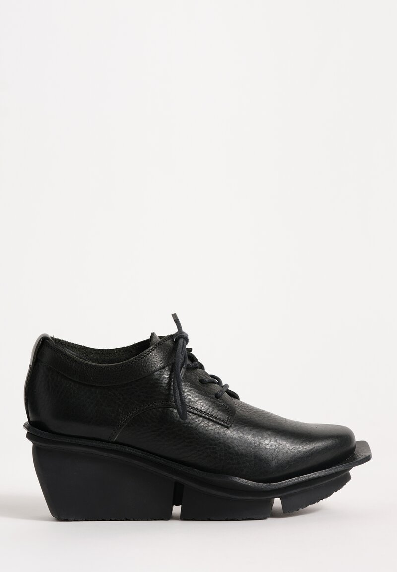 Trippen Leather Steady Shoe in Black