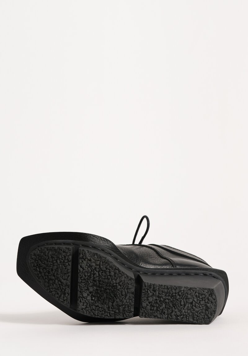 Trippen Leather Steady Shoe in Black