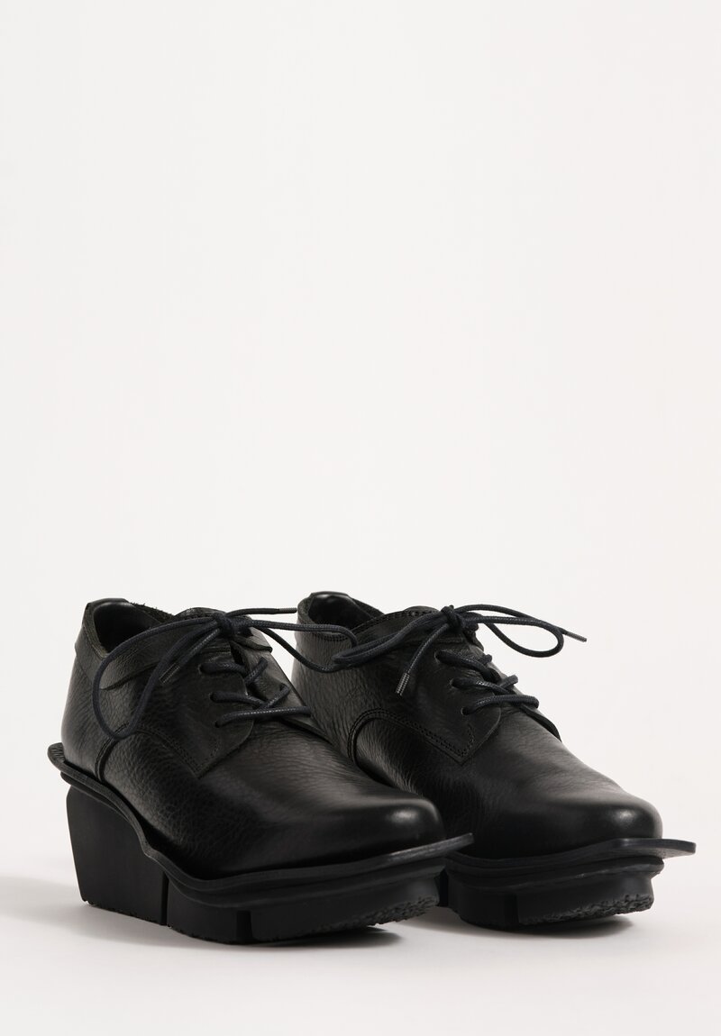 Trippen Leather Steady Shoe in Black