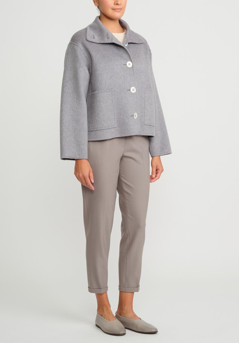 Nanna Pause Cashmere Short Enid Jacket in Grey