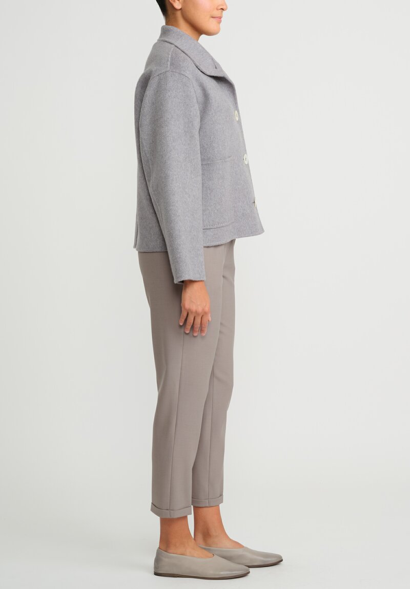 Nanna Pause Cashmere Short Enid Jacket in Grey