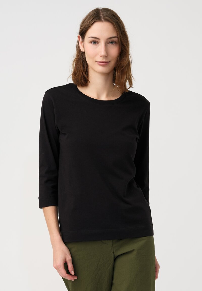Dries Van Noten Cotton Hefiz T-Shirt in Black