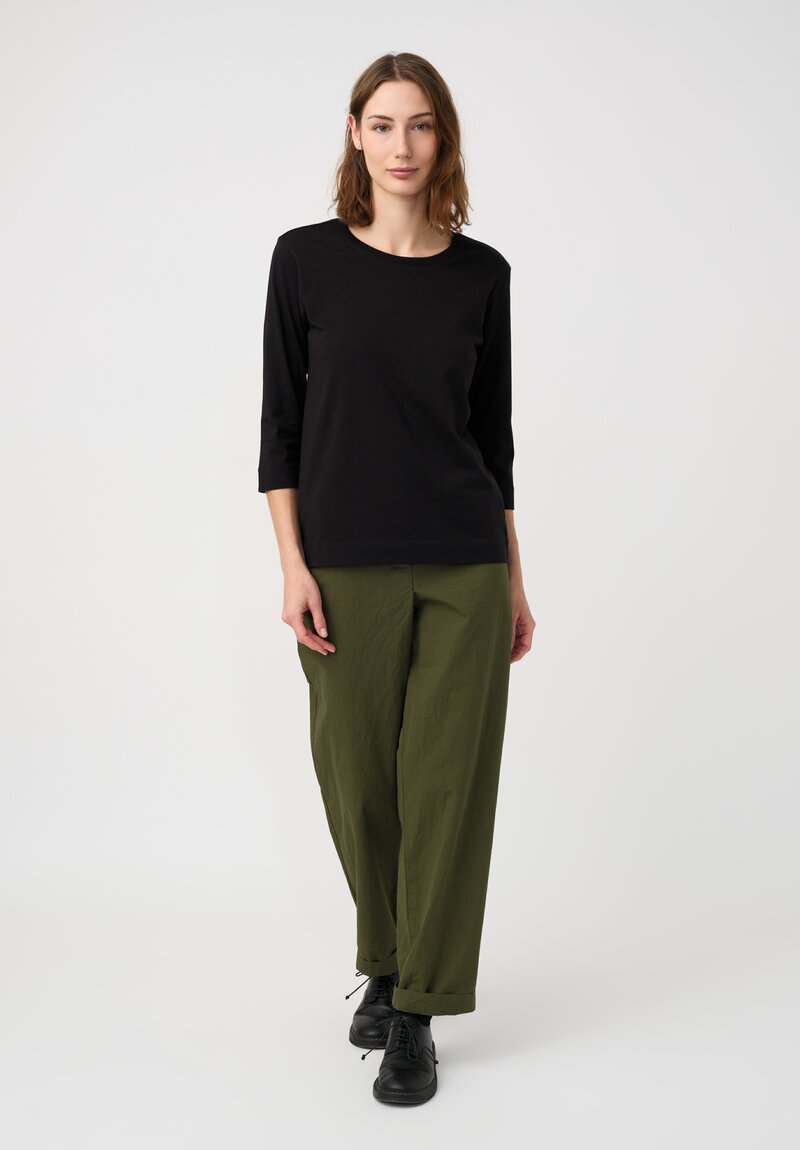 Dries Van Noten Cotton Hefiz T-Shirt in Black