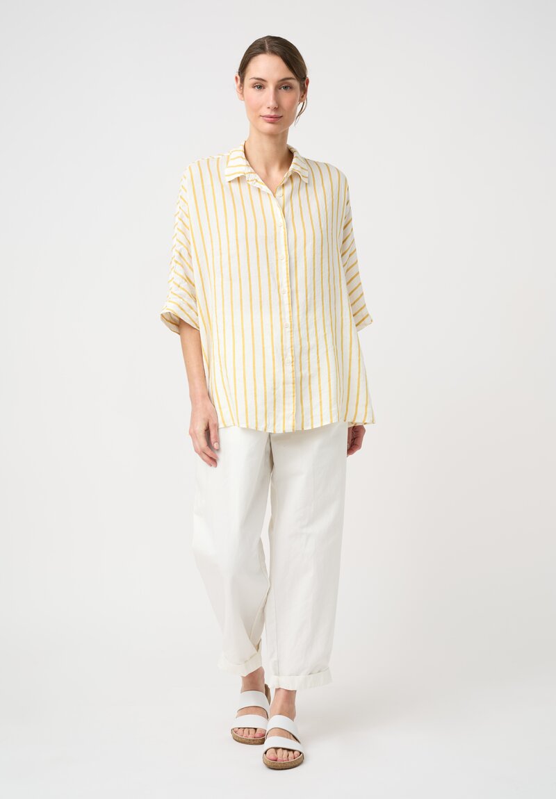 Casey Casey Twill Fabi Italian Pant in White