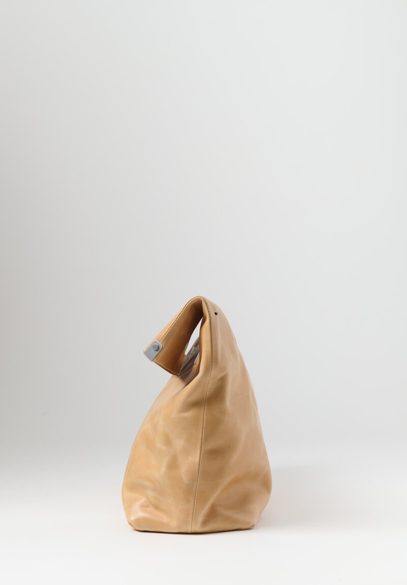Cecchi de Rossi Medium Handle Handbag in Natural Camel Beige