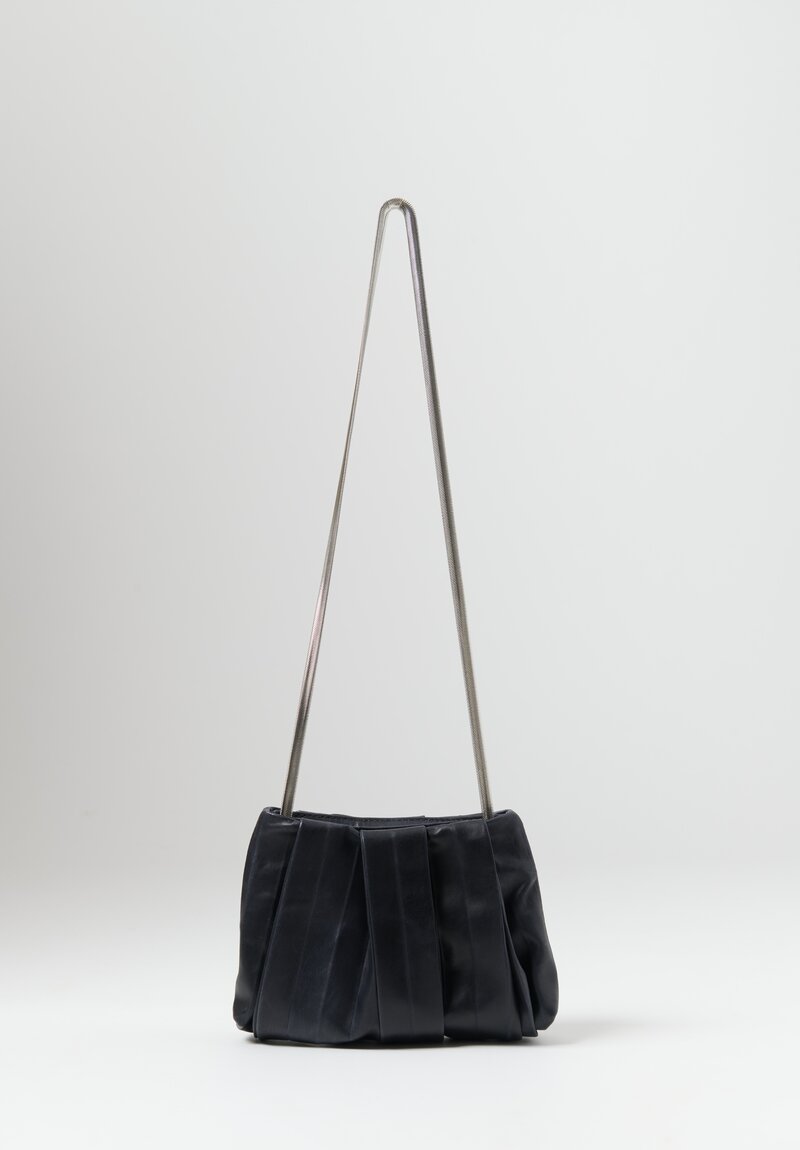 Cecchi de Rossi Small Venta Pochette Shoulder Strap Bag in Pure Black