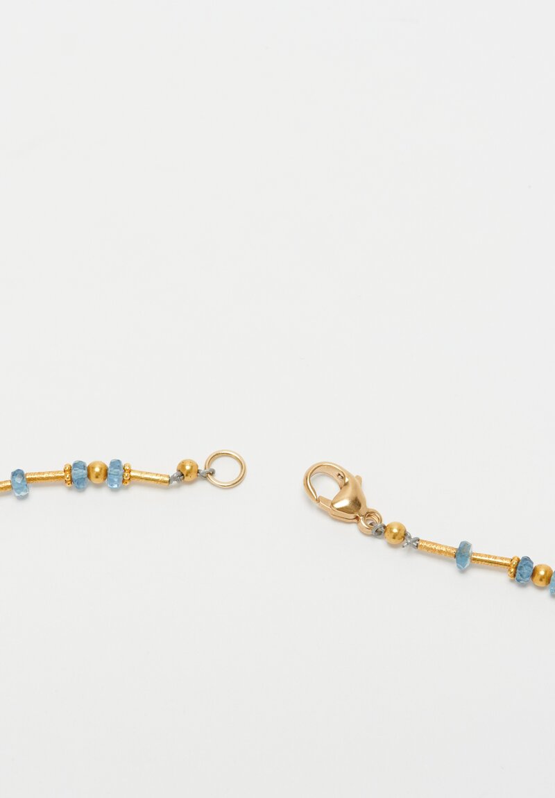 Greig Porter 18K, Aquamarine Necklace	