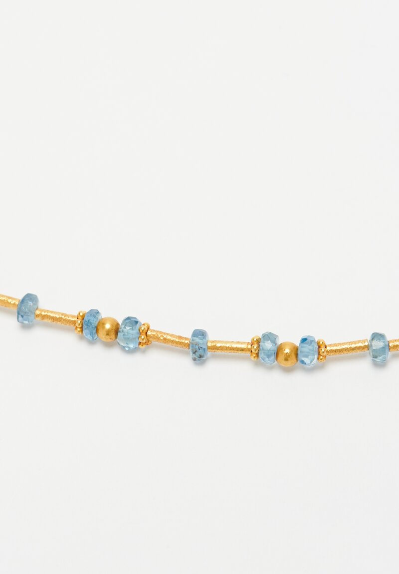 Greig Porter 18K, Aquamarine Necklace	