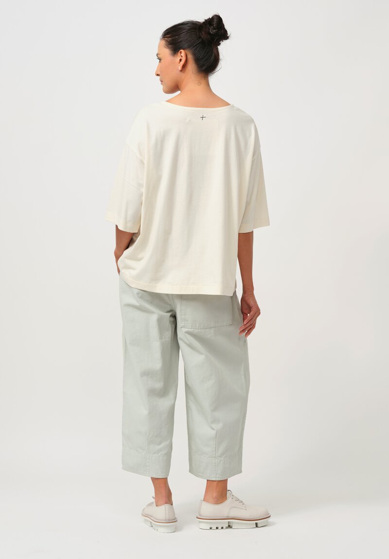 Toogood The Tapper Organic Cotton T-Shirt in Raw White	