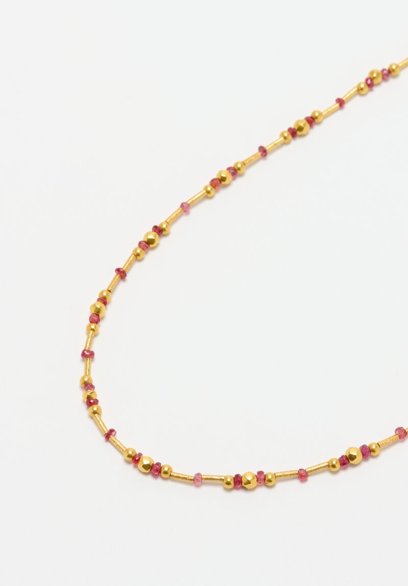 Greig Porter 18K, Ruby Necklace	