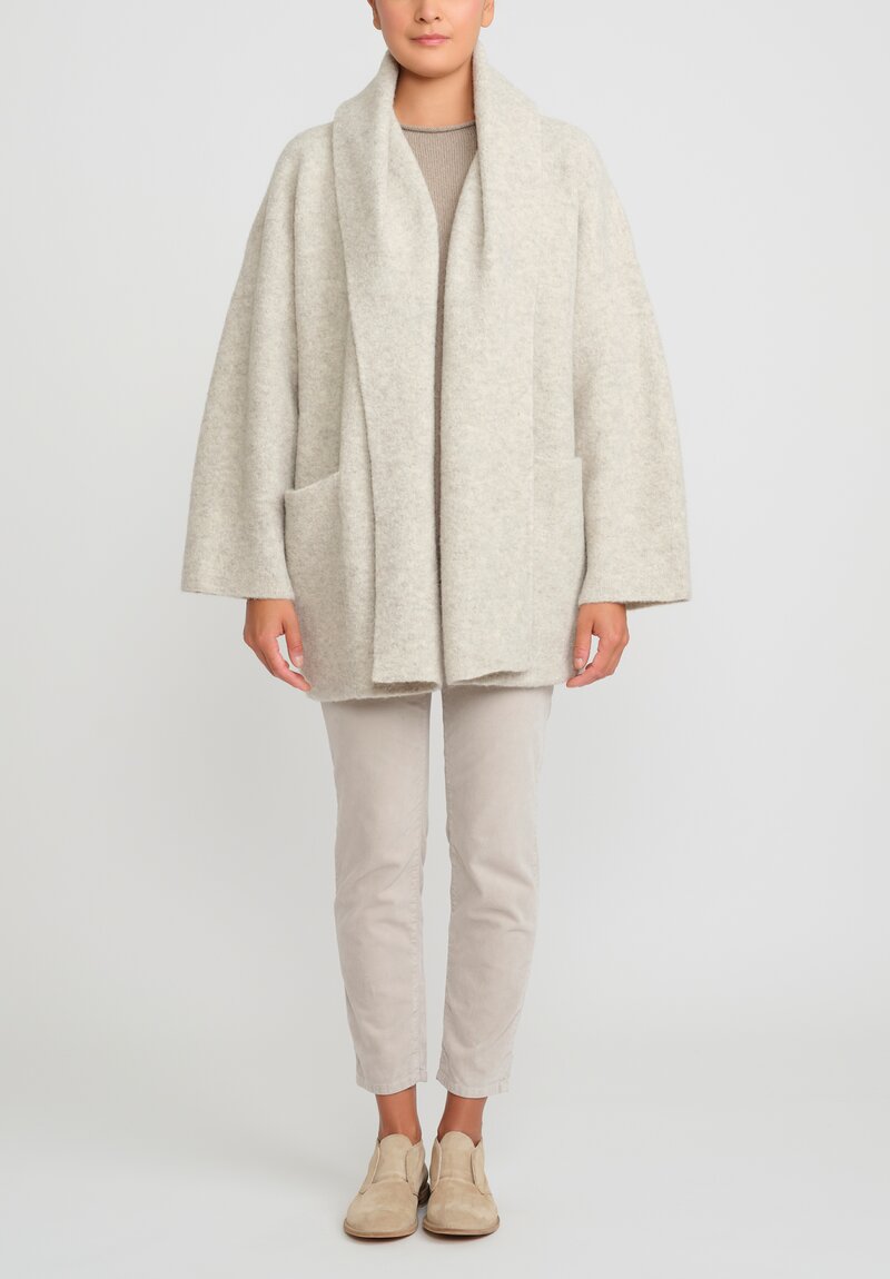 Lauren Manoogian Double Face Coat in Carrara Cream | Santa Fe Dry 