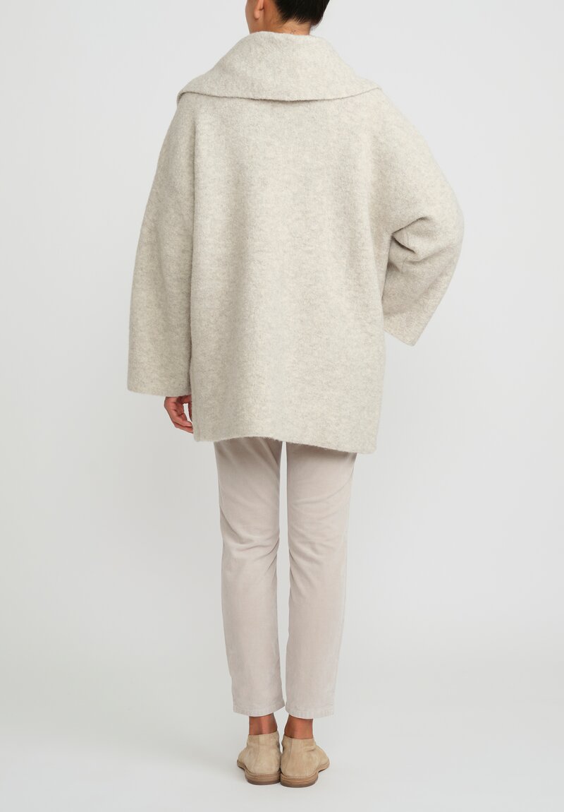 Lauren Manoogian Double Face Coat in Carrara Cream | Santa Fe Dry 