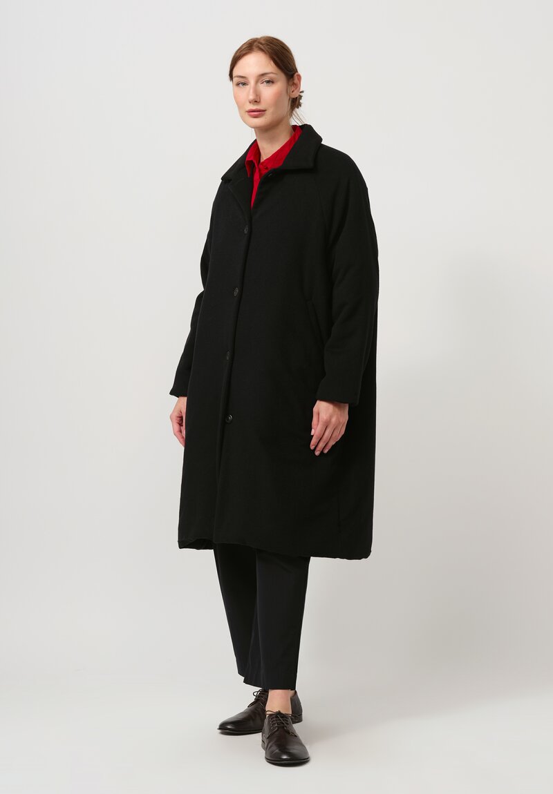 Casey Casey Cashmere Oliver Coat in Black	