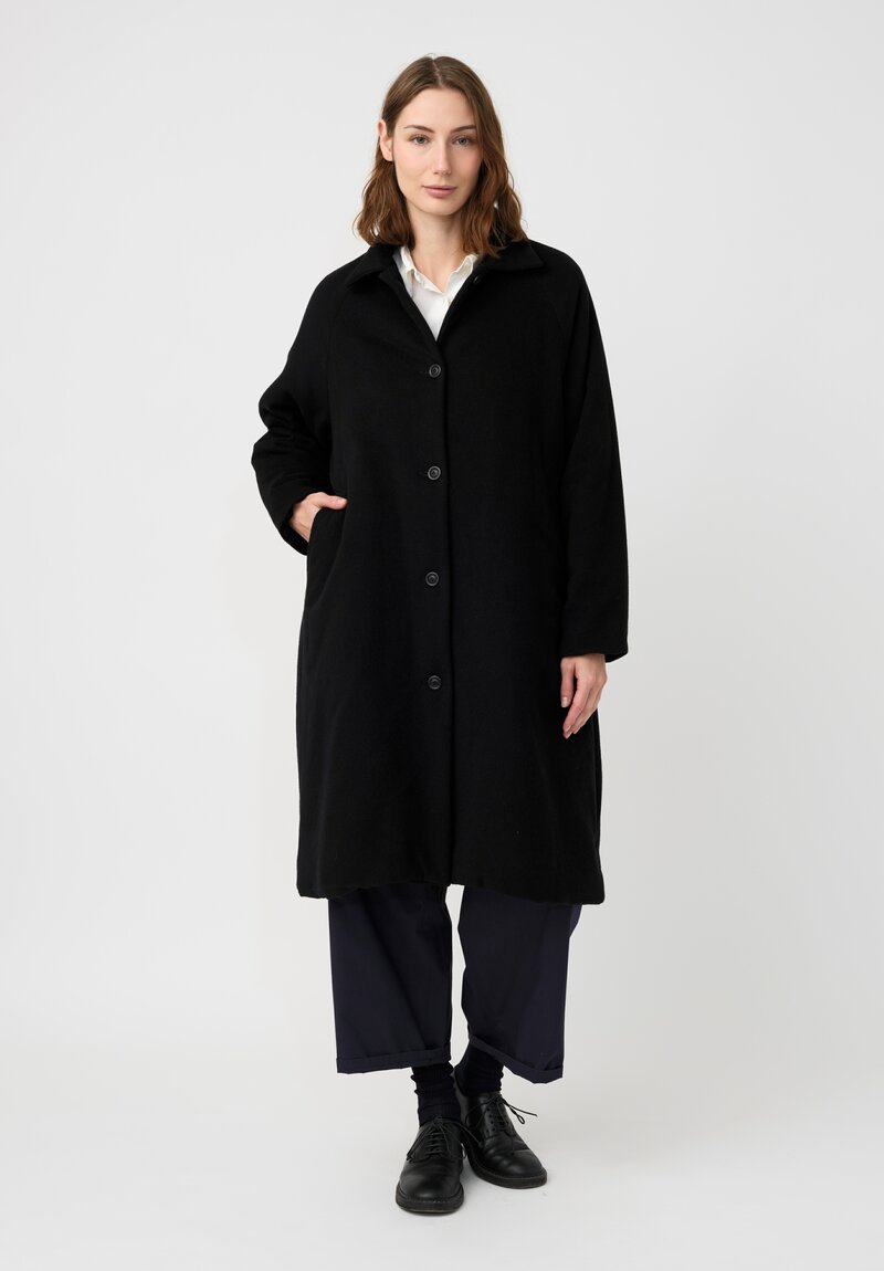 Casey Casey Cashmere Oliver Coat in Black