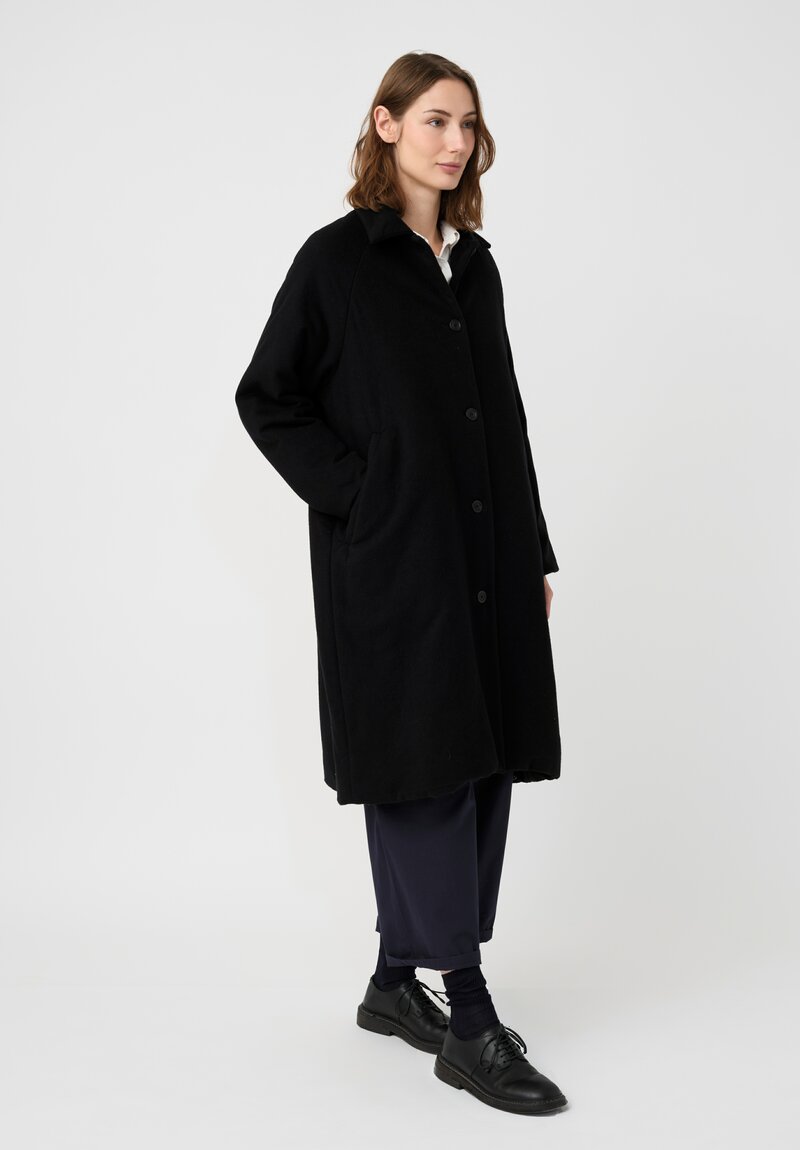 Casey Casey Cashmere Oliver Coat in Black
