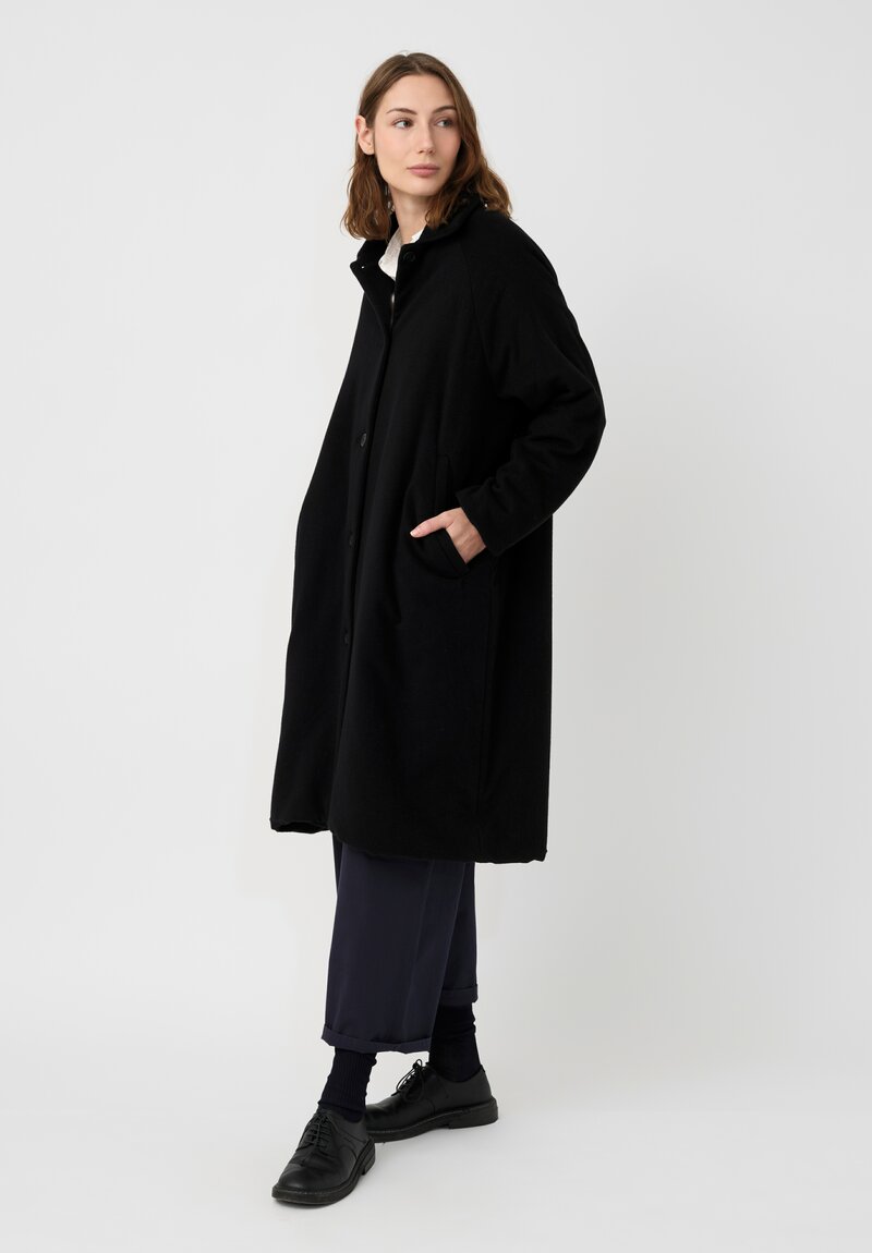Casey Casey Cashmere Oliver Coat in Black
