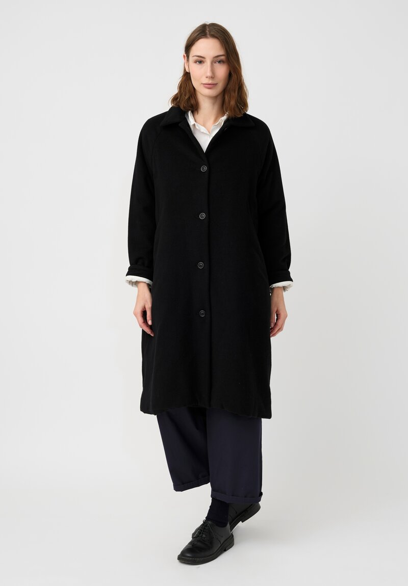 Casey Casey Cashmere Oliver Coat in Black