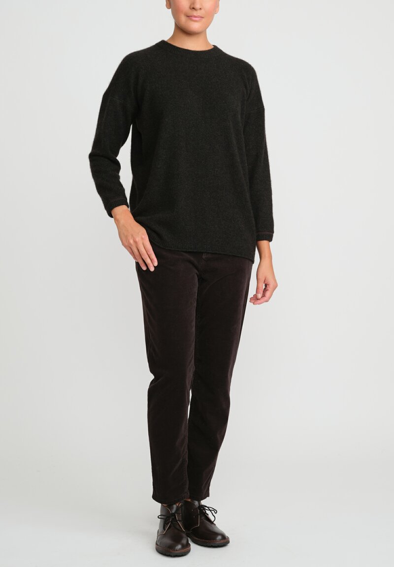Kaval Cashmere And Sable Crew Neck Knit	