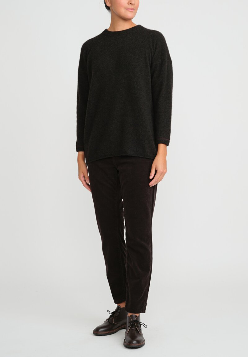 Kaval Cashmere And Sable Crew Neck Knit	