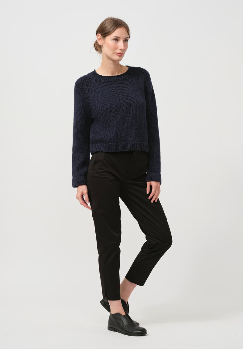 Wommelsdorff Cashmere Pepper Sweater in Atlantic Blue	