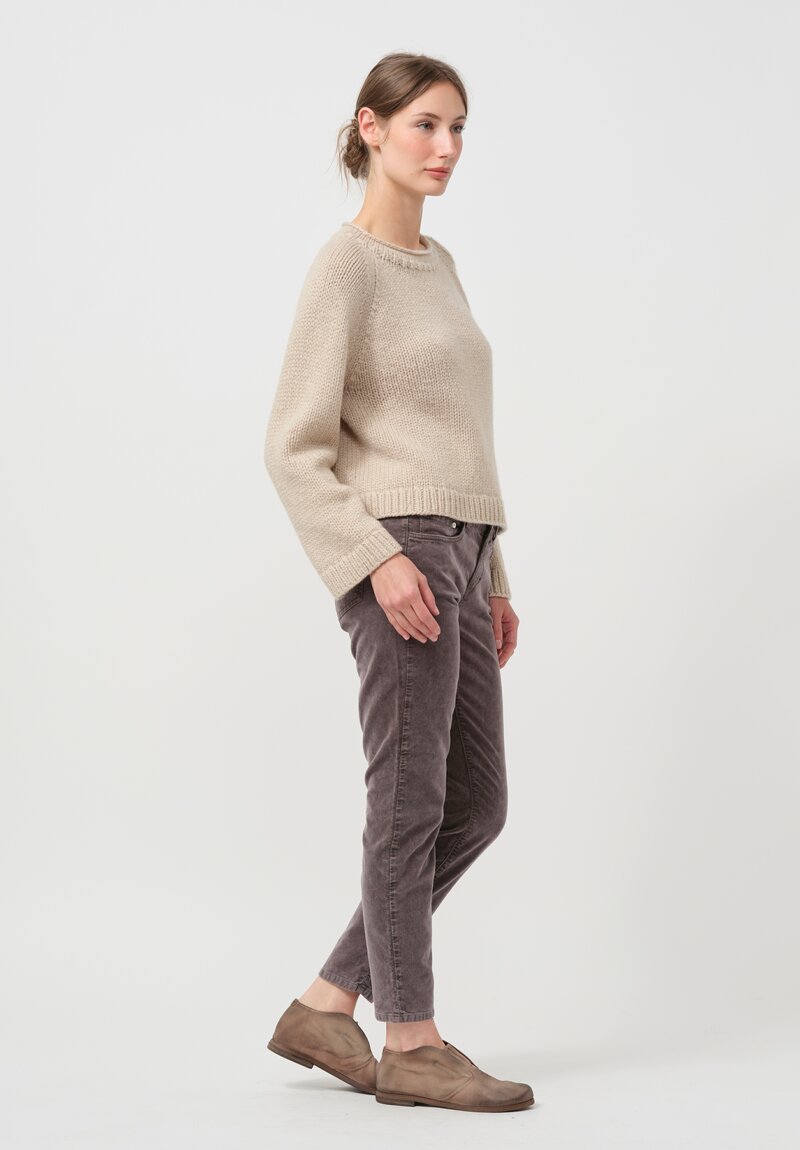 Wommelsdorff Cashmere Pepper Sweater in Sand Beige	