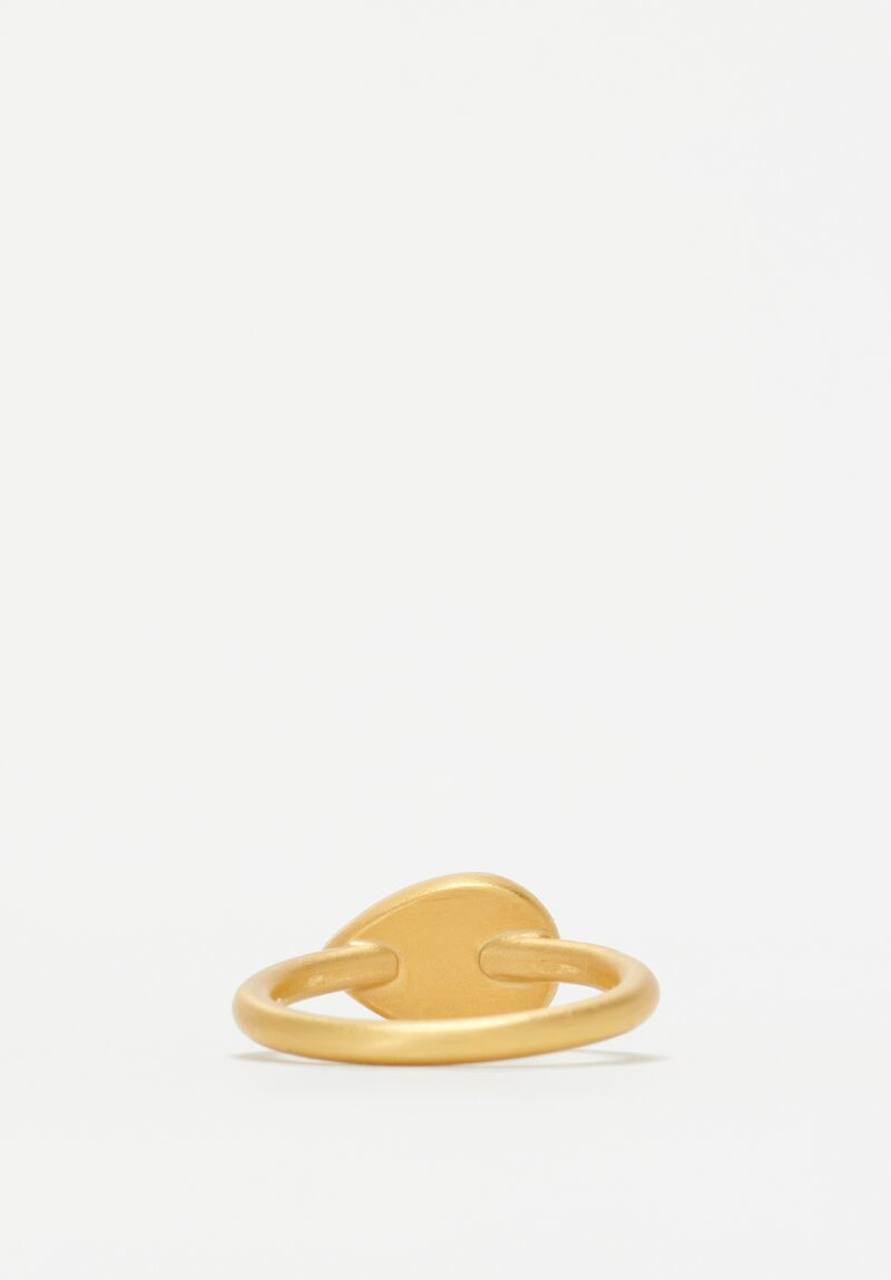 Denise Betesh 20K, 22K, Chocolate Star Sapphire Ring 2.8 cts