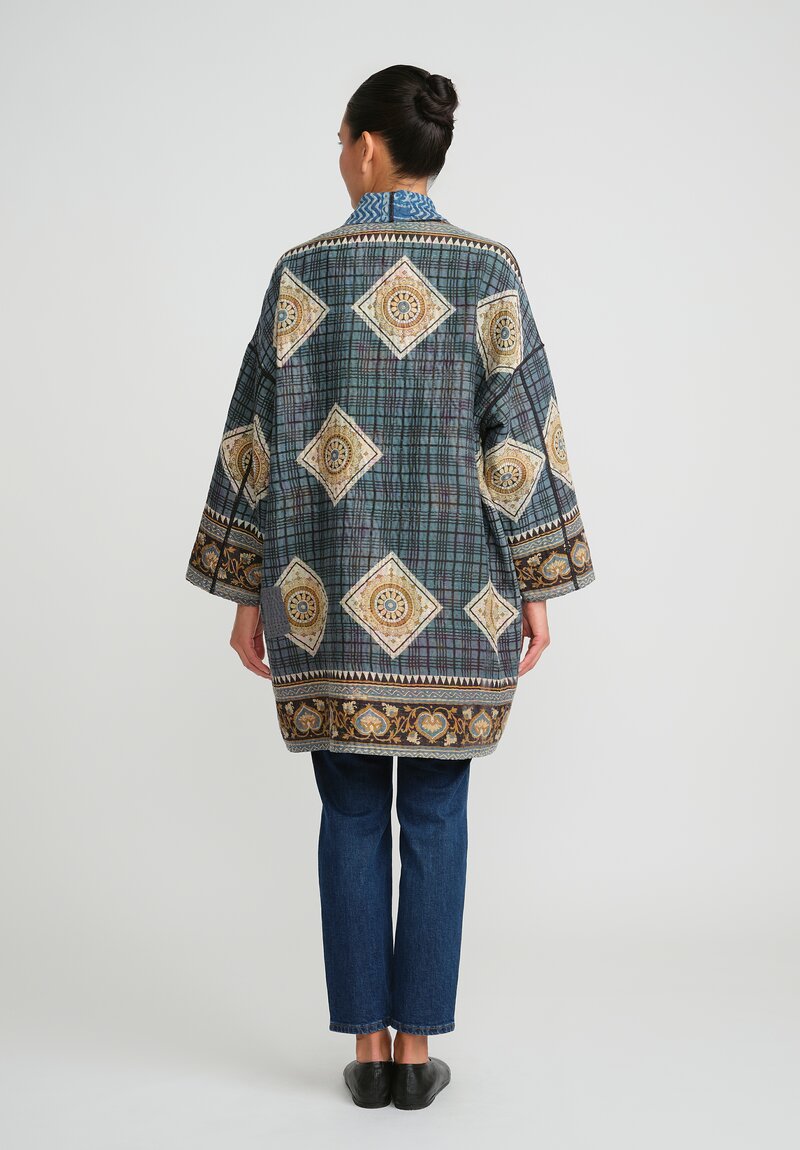 Mieko Mintz Vintage Cotton Kantha Haori Jacket