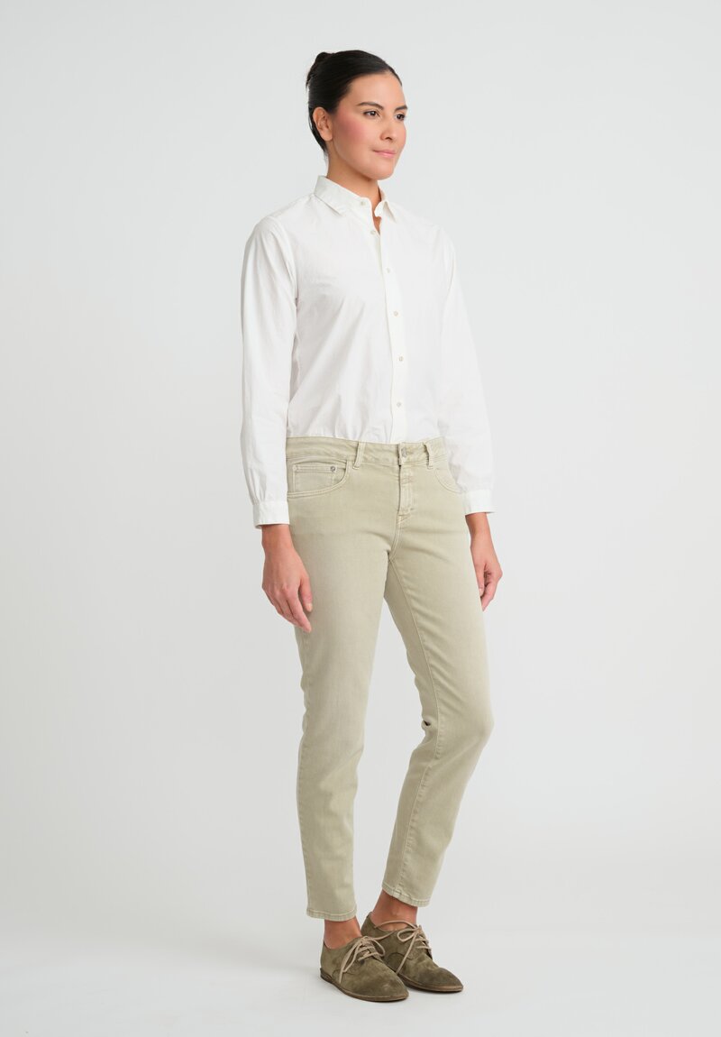 Closed Baker Cropped Narrow Jeans in Sage Tea