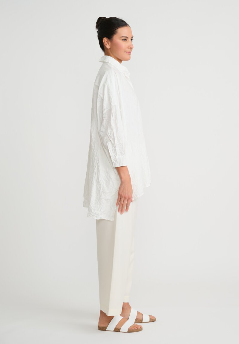 Daniela Gregis Washed Cotton More Jeroni Shirt in Bianco White