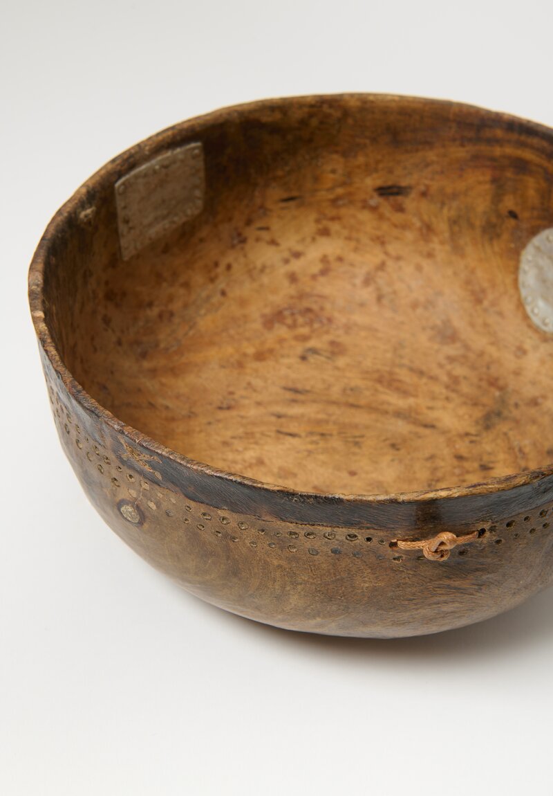 Antique and Vintage Large Hand-Carved Wood Turkana Bowl I	