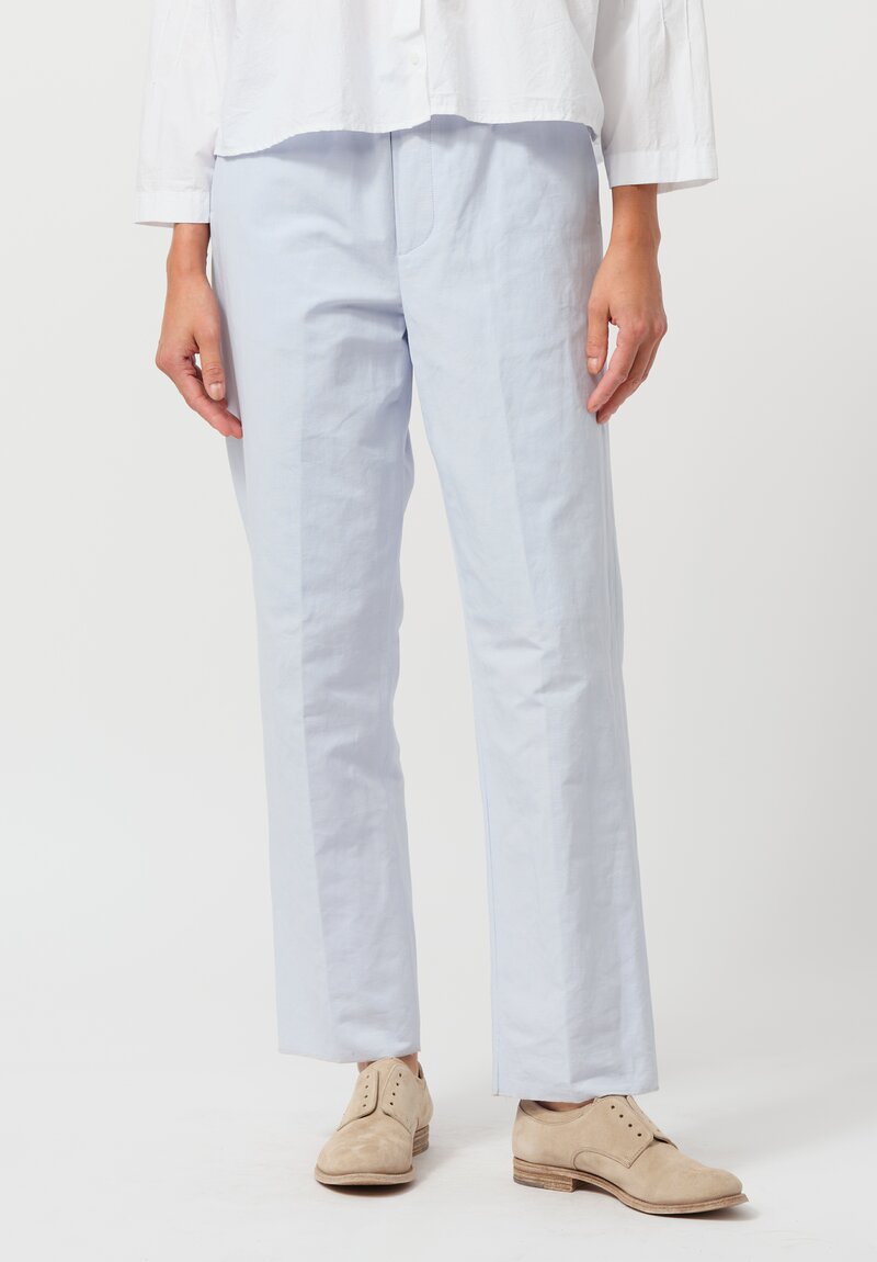 Bergfabel Cotton & Linen Easy Pants in Sweet Blue