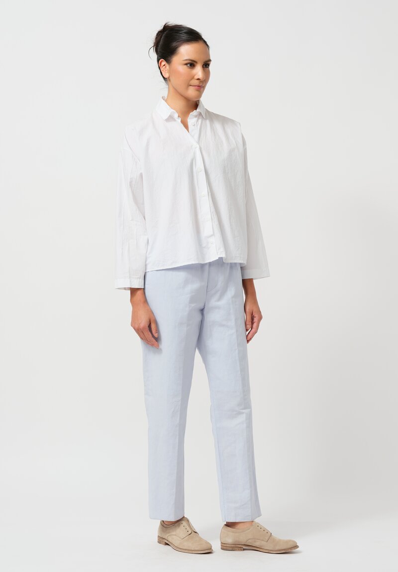 Bergfabel Cotton & Linen Easy Pants in Sweet Blue