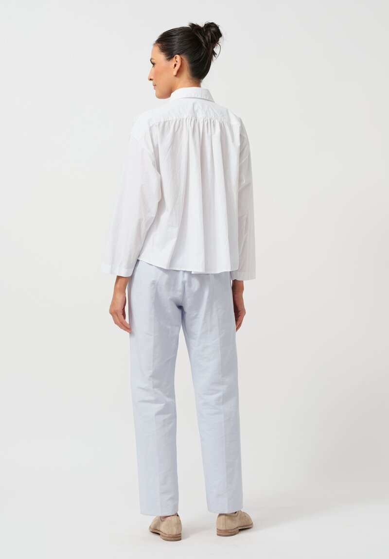 Bergfabel Cotton & Linen Easy Pants in Sweet Blue