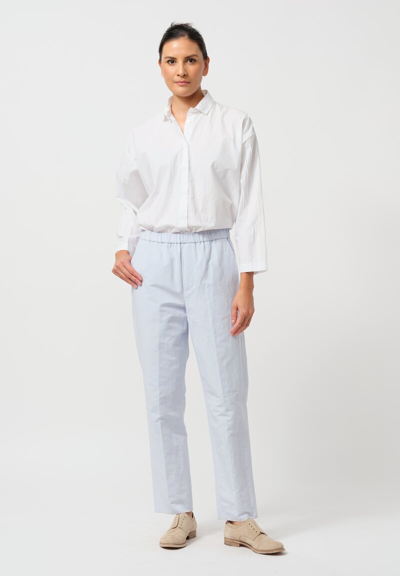 Bergfabel Cotton & Linen Easy Pants in Sweet Blue