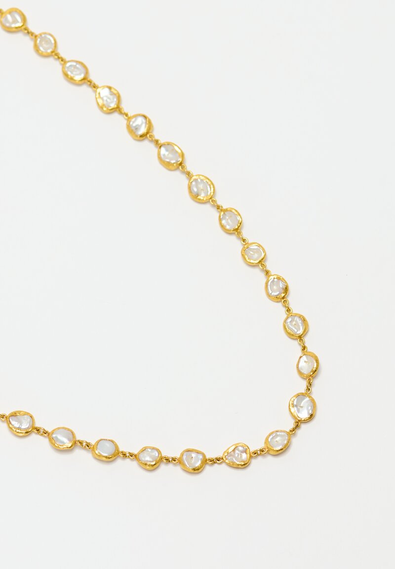 Ara Collection 24K Pearl Opera Necklace