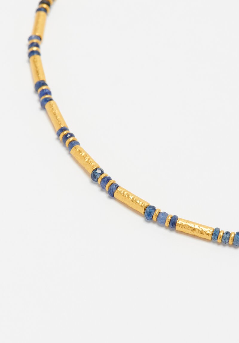 Ara Collection 24K & Blue Sapphire Necklace